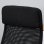 Vinsetto Silla de Oficina Giratoria con Altura Ajustable Negra