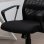 Vinsetto Silla de Oficina Giratoria con Altura Ajustable Negra