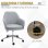 Vinsetto Silla de Oficina Giratoria Gris Claro