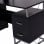 Homcom Mesa de Escritorio para PC 133x55x123cm Negro/Gris
