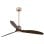 Faro Just Fan Deckenventilator mit Fernbedienung 32W Kupfer/Holz