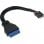 Inline Cable Adaptador Interno USB 3.0 a USB 2.0 15cm Negro