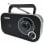 Denver TR-51 BLA Radio FM analogique noire