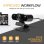 Xtorm Worx Quad-HD 2K Webcam con Trípode