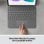 Étui clavier Logitech Combo Touch gris pour iPad Pro 12,9" (5e/6e génération)