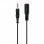 Ewent Kabelstecker 3,5 mm Stecker/Buchse 5 m Schwarz