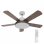 Universal Blue Levante 4048 Ventilador de Techo con Luz LED y Mando Aspas Reversibles 60W Blanco/Madera