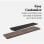 Universal Blue Levante 4048B Ventilador de Techo con Luz LED y Mando Aspas Reversibles 60W Negro/Madera