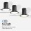 Universal Blue Pruga Ventilador de Techo con Luz LED y Mando 60W Negro/Transparente