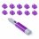 Smart Keeper Pack 10 Serrures pour Ports RJ45 + Clé de Sécurité Lilas