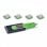 Smart Keeper Pack 4 lucchetti per porta USB-C + chiave di sicurezza verde