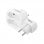 Extrastar Adaptador Doble Enchufe Blanco