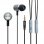 Cool Auriculares Metalizado Stereo 3,5mm Con Micro Gris
