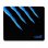 Cooles blaues Gaming-Mauspad