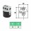 VidaXL MT2 Cabezal Perforador 50 mm