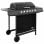 VidaXL Barbacoa de Gas 6 Fogones Negro