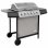 Barbecue à gaz VidaXL 6 brûleurs noir/argent