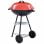 VidaXL Barbecue à charbon portable XXL Rouge