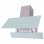 VidaXL Campana Decorativa 90cm B Blanco