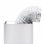 VidaXL Campana Decorativa 60cm D Acero Inoxidable/Cristal