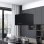 VidaXL Campana Decorativa de Isla 55cm Negro