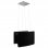 VidaXL Campana Decorativa de Isla 55cm D Cristal Negro