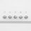 VidaXL Campana Decorativa 90cm Cristal Blanco
