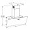 VidaXL Campana Decorativa 90cm Cristal Blanco