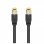 Ewent Netzwerkkabel RJ45 Cat.8.1 S/FTP 25cm Schwarz