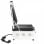 VidaXL Grill Parrilla Estriada de Acero Inoxidable 1800W 31x30.5x20cm