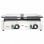 VidaXL Grill Double Nervuré 3600W 57x30.5x20cm