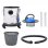 VidaXL Aspiradora de Cenizas 20L 1200W Plata