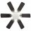 VidaXL Ventilador de Techo con Luz 115W Marrón Oscuro