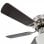 VidaXL Ventilador de Techo con Luz 115W Marrón Oscuro