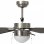 VidaXL Ventilador de Techo con Luz 39W Marrón Oscuro