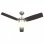 VidaXL Ventilador de Techo con Luz y Mando 41W Marrón Oscuro