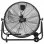 VidaXL Ventilador de Suelo Industrial 180W Negro