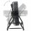 VidaXL Ventilador de Suelo Industrial 180W Negro