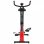 VidaXL Bicicleta Estática Magnética Plegable con Pulsómetro Negra/Roja