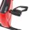 VidaXL Bicicleta Estática Magnética Plegable con Pulsómetro Negra/Roja