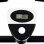 Cyclette VidaXL con nastro di resistenza bianco/nero