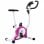 VidaXL Bicicleta Estática com Resistência de Cinta Roxa