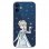 Funda Oficial de Disney Elsa Transparente Frozen para iPhone 12