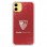Funda Licencia Oficial Sevilla FC Trama y Escudo Blanco para iPhone 11