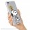Funda Oficial de Peanuts Woodstock y Snoopy Silueta para iPhone XR