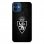 Funda Licencia Oficial Real Zaragoza Fondo Negro para iPhone 12