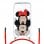 Funda Oficial de Disney Mickey y Minnie Asomados Clásicos Disney para Iphone 12 Colgante/Transparente