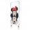 Funda Oficial de Disney Mickey y Minnie Asomados Clásicos Disney para Iphone 12 Colgante/Transparente