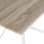 VS Venta-Stock Cáceres Mesa de Oficina 90x50x74cm Roble/Blanco