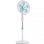 Blaupunkt Ventilateur sur pied avec commande 45 W Blanc